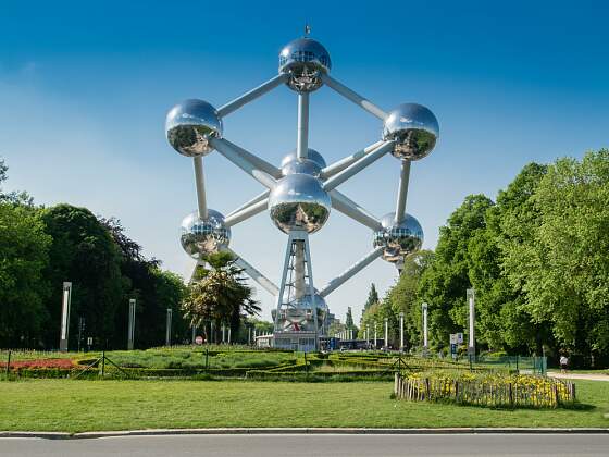 Atomium - das Wahrzeichen der Hauptstadt Belgiens