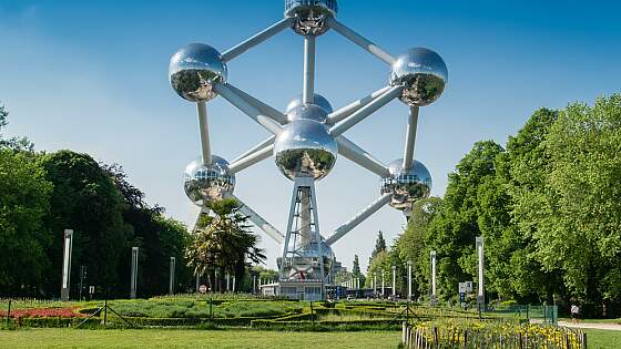 Atomium - das Wahrzeichen der Hauptstadt Belgiens