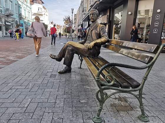 Einkaufsstraße in Varna, Bulgarien