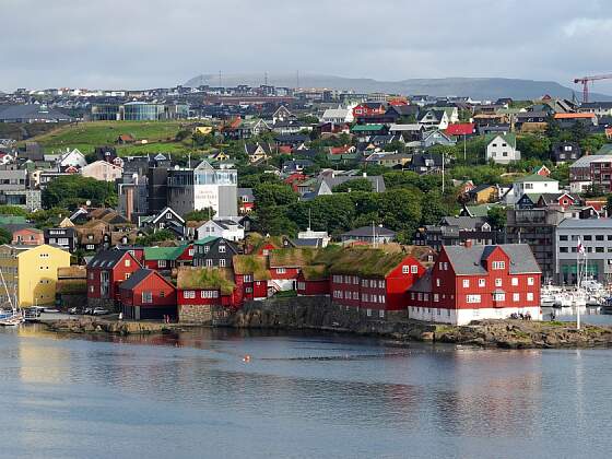 Torshavn auf den Faröer-Inseln in Dänemark