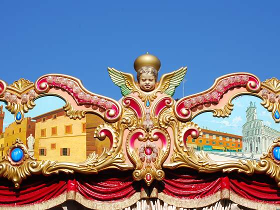 Karusell auf dem Tivoli in Kopenhagen