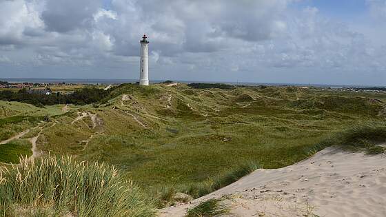 Leuchtturm im Jütland Dänemark