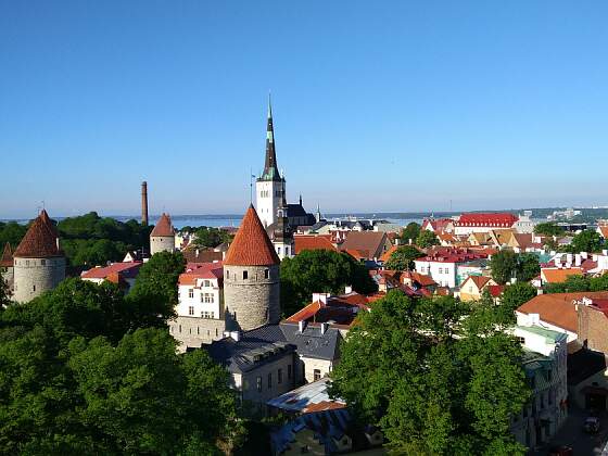 Estland Tallinn Stadtmauer und Türme