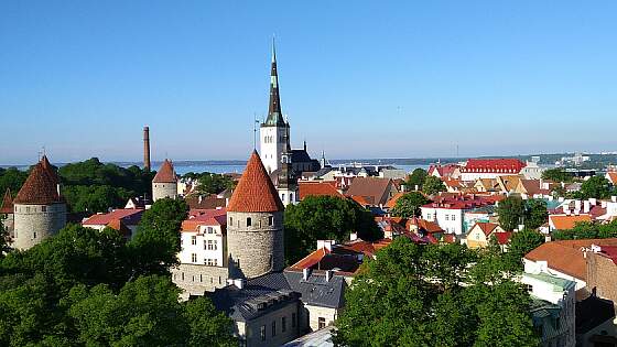 Estland Tallinn Stadtmauer und Türme
