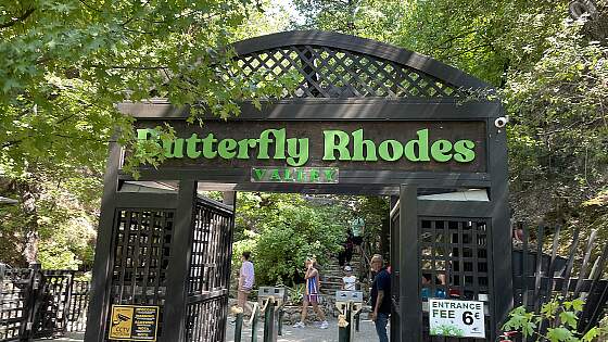 Rhodos: Schmetterlingstal Eingang