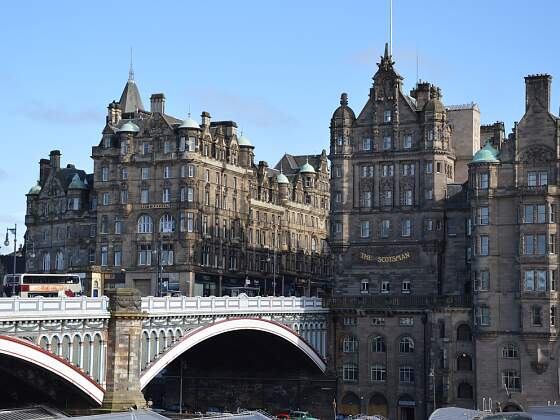 Schottland, Edinburgh: Brücke zur Altstadt