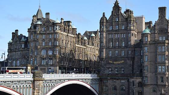 Schottland, Edinburgh: Brücke zur Altstadt