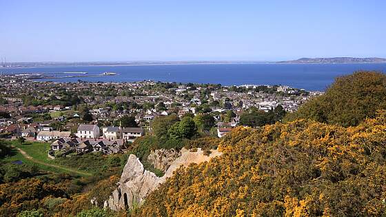 Bucht von Dublin in Irland