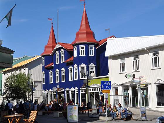 Island: Akureyri Innenstadt