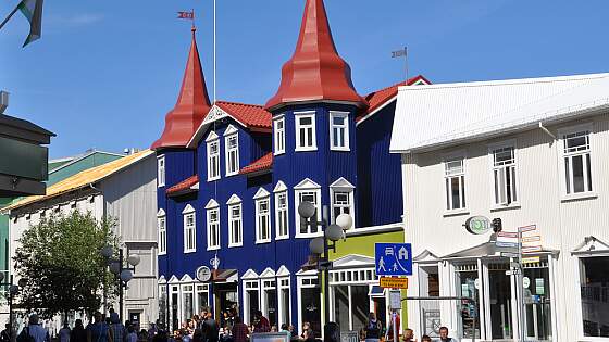 Island: Akureyri Innenstadt