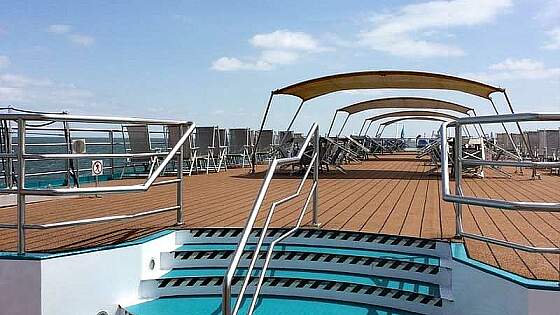 MS Rhein Prinzessin: Sonnendeck