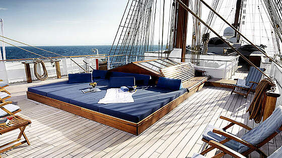 Sea Cloud II: Sonnendeck