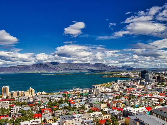 Island: Blick auf Reykjavik