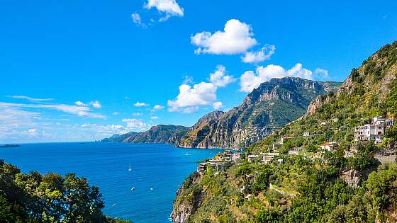 Amalfiküste bei Sorrent in Italien
