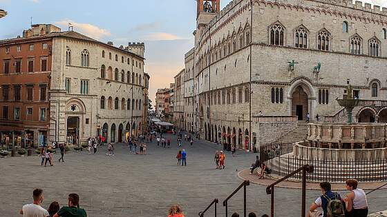 Umbrien: Perugia Stadtzentrum
