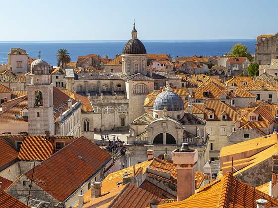 Kroatien: Dubrovnik Stadtpanorama
