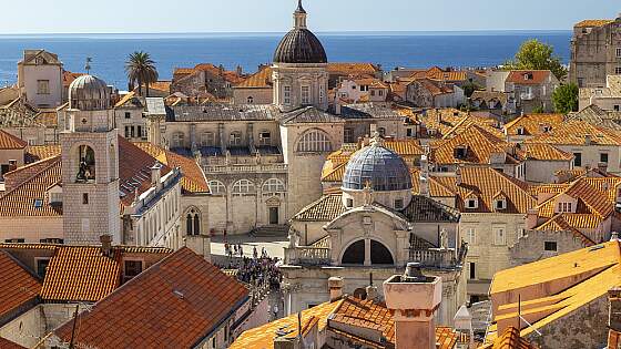 Kroatien: Dubrovnik Stadtpanorama