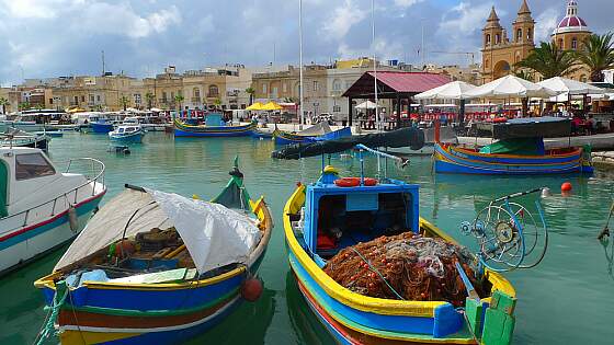 Malta Fischerboote