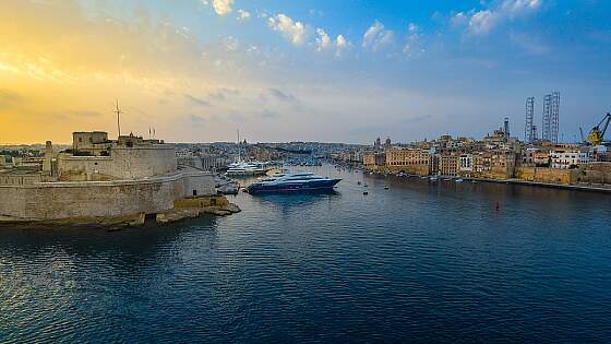 Malta: Valletta Hafen