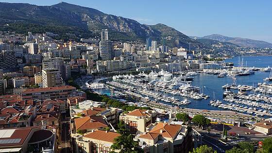 Bucht - Hafen von Monaco