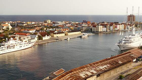 Niederländische Karibik: Willemstad, Curacao Hafen