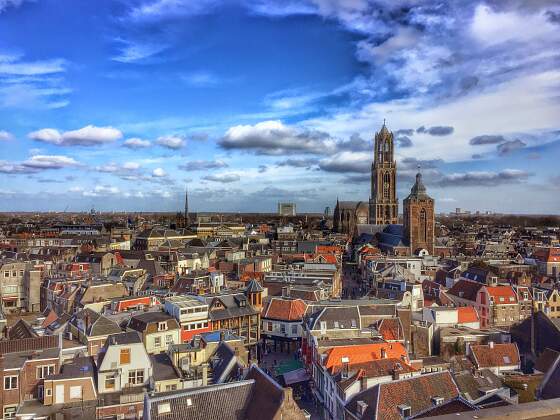 Utrecht Stadtpanorama mit Dom