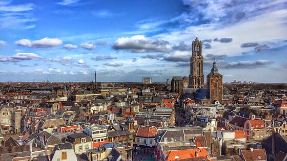 Utrecht Stadtpanorama mit Dom