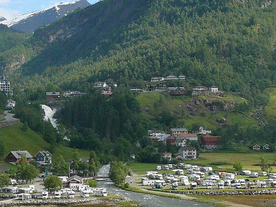Norwegen: Blick auf Geiranger
