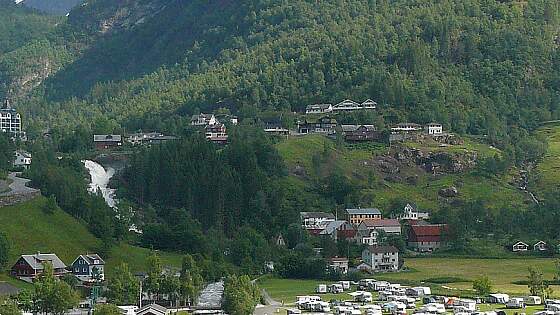 Norwegen: Blick auf Geiranger