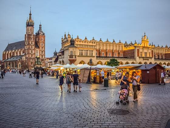 Polen: Krakau Innenstadt