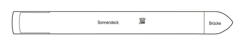 MS Rhein Prinzessin: Deckplan Sonnendeck