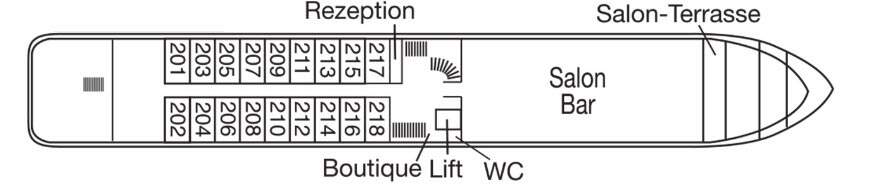 MS Magellan: Deckplan Lissabondeck