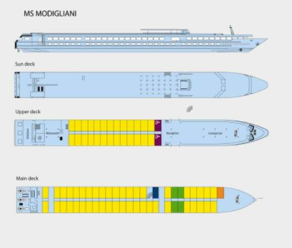 MS Modigliani: Deckplan