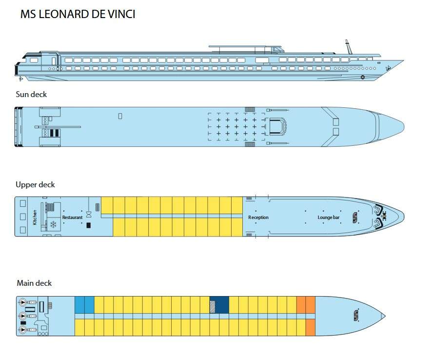 MS Leonardo da Vinci: Deckplan