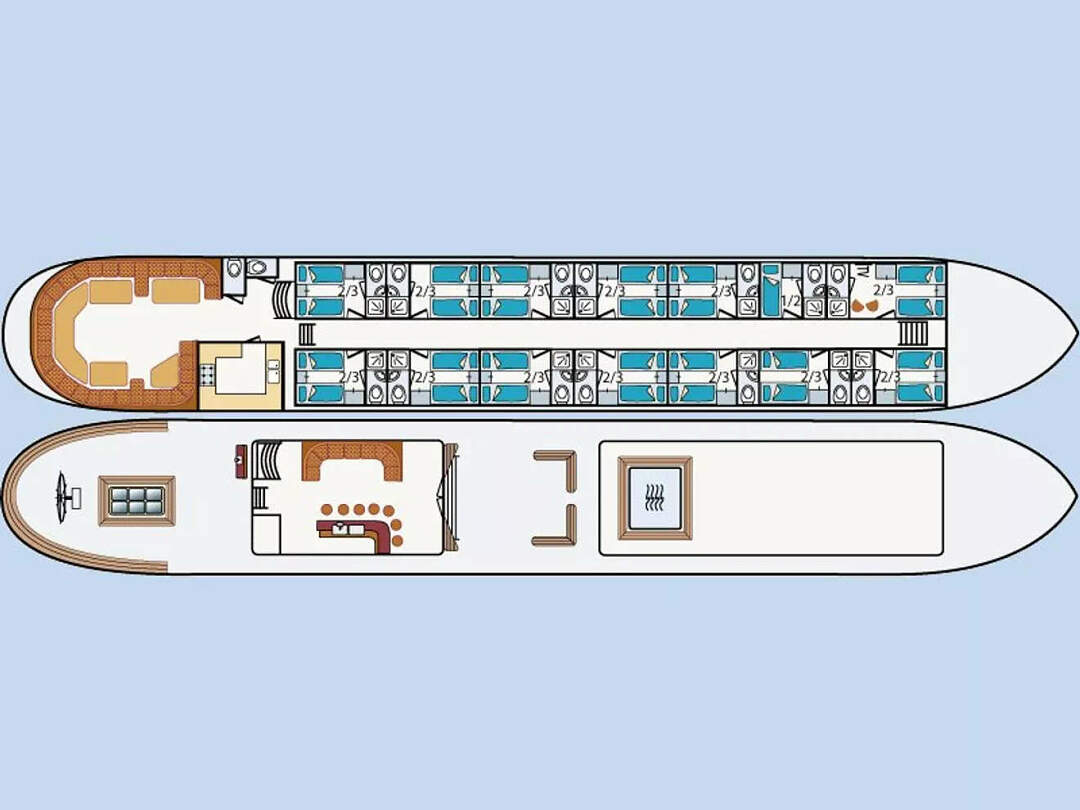 Deckplan Mare Fan Fryslan