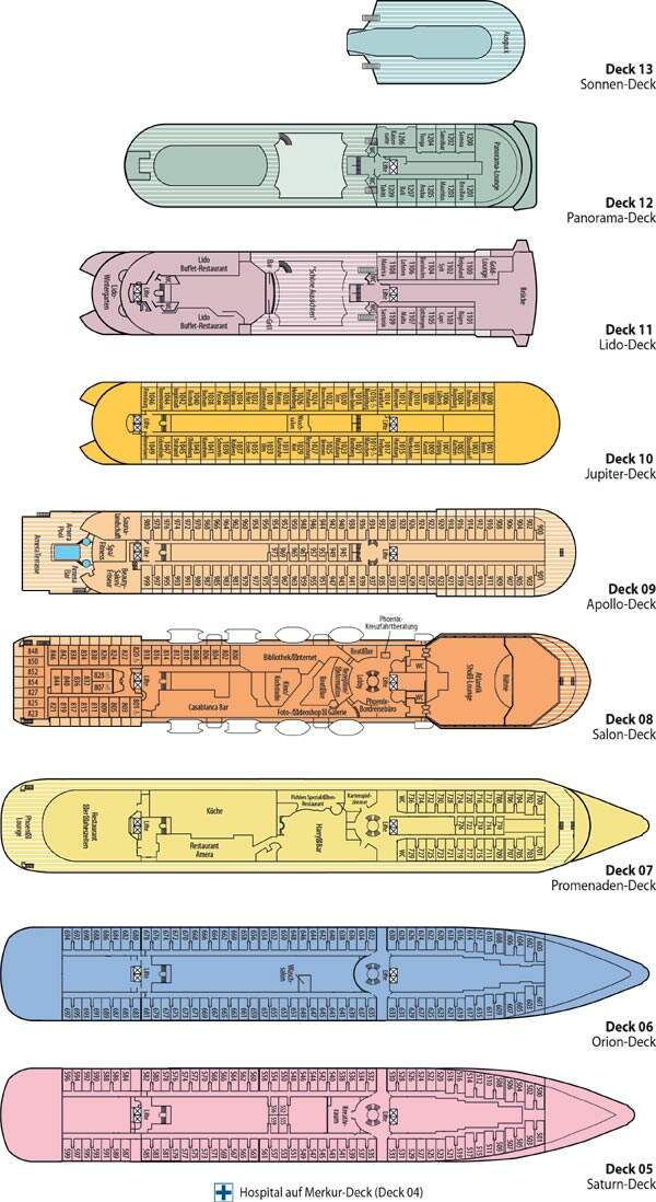 MS Amera Deckplan