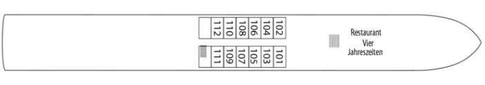 MS Amina: Deckplan Neptundeck