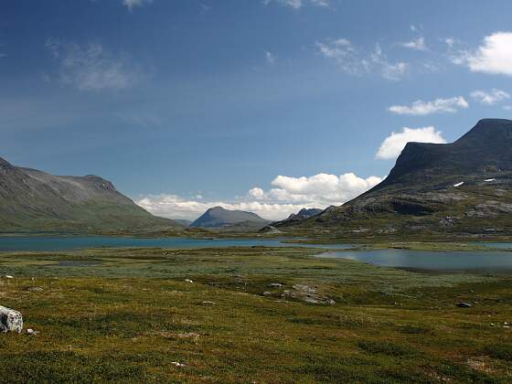 Landschaft des schwedischen Lapplands