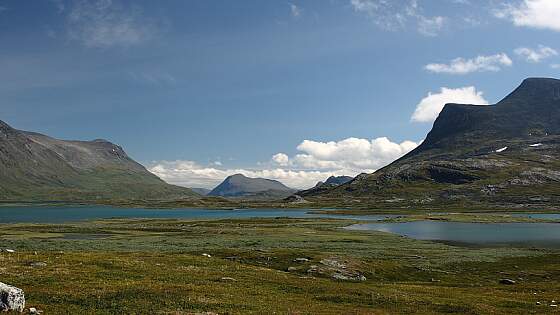 Landschaft des schwedischen Lapplands