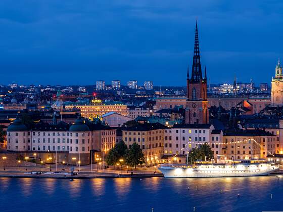 Schweden: Stockholm bei Nacht