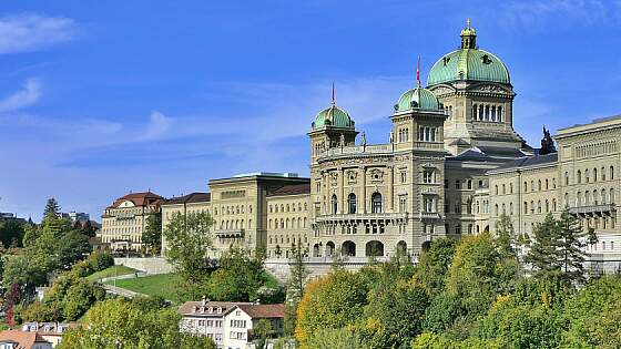 Bundeshaus der Schweizer Hauptstadt Bern
