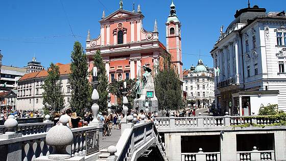 Slowenien: Altstadt Ljubljana