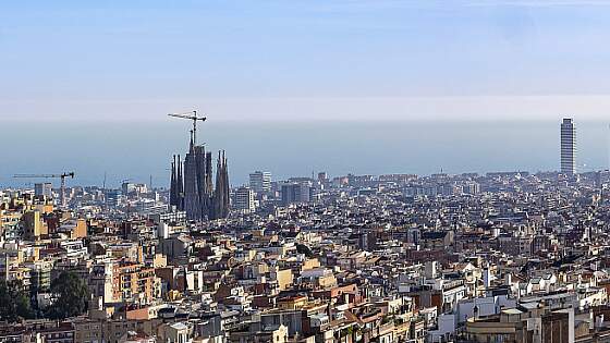 Spanien, Barcelona: Stadtpanorama