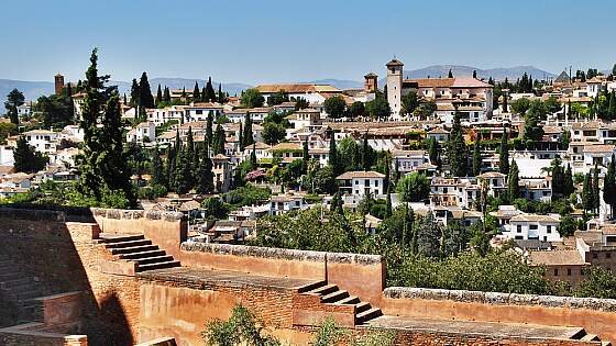 Spanien: Blick auf Granada