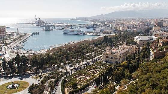 Spanien, Malaga: Stadt und Hafen
