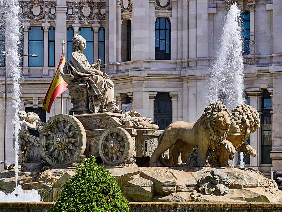 Spanien, Madrid: Kybele Platz