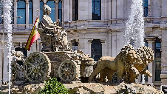 Spanien, Madrid: Kybele Platz