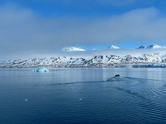Zodiac in Spitsbergen