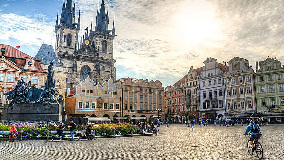 in der Altstadt von Prag, Tschechien