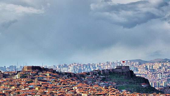 Türkei: Stadtpanorama Ankara mit Zitadelle 